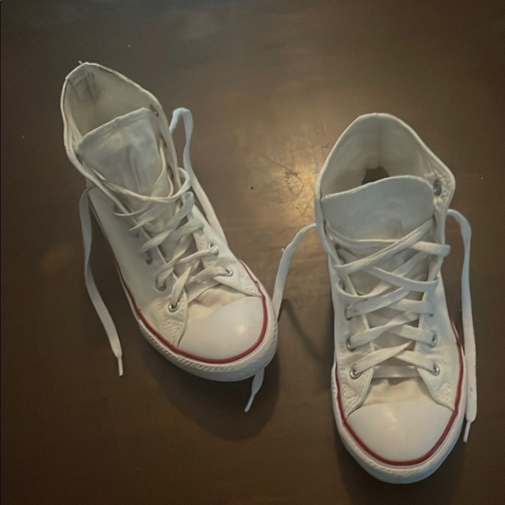 Converse White High-Top Sneakers Iconic Design
